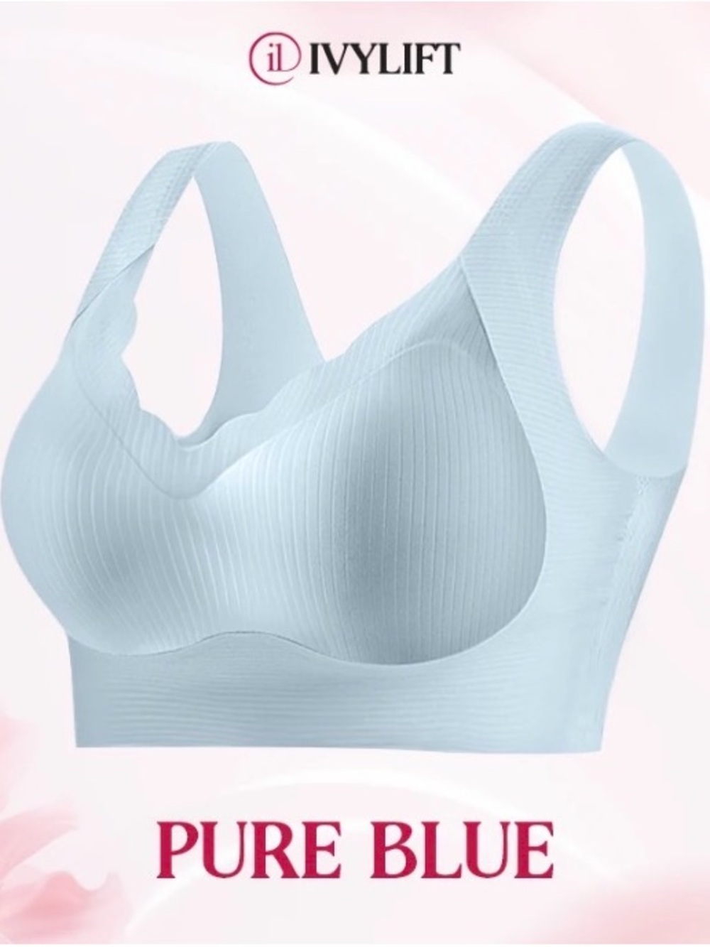NWT IVY LIFT Wireless seamless push up bra